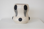 Corrine Kula Ceramics 2016: Pot 1 Face 1 by Corrine Kula