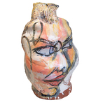 Theo Uliano Ceramics Vase 2 Face 1 by Theo Uliano