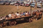 Wagon Rides at Kutztown Folk Festival by Richard Hoffman