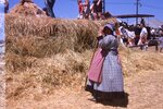 Shoveling Straw at Kutztown Folk Festival - "14th Pennsylvania Dutch Folk Festival Kutztown Pa, July 4 1963" by Richard Hoffman