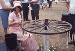 Woman Demonstrates Candle-Dipping by Richard Hoffman