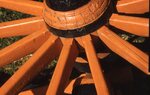 Wagon Wheel - Detail by Richard Hoffman