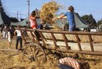 Children Play in Straw by Richard Hoffman