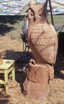 Owl Sculpture by Richard Hoffman