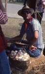Eggs in Woven Basket by Richard Hoffman