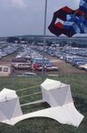 Kites Above Festival Parking Lot by Richard Hoffman