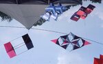 Display of Kites on Festival Grounds by Richard Hoffman