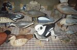 Carved Wooden Birds by Richard Hoffman