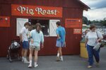 "Pig Roast" Booth on Festival Grounds by Richard Hoffman