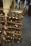 Handmade Broom and Wooden Toys in Craft Vendor's Tent by Richard Hoffman