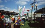 Kite and Yard Decoration Stand by Richard Hoffman