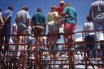 Audience on Bleachers on Festival Grounds by Richard Hoffman