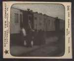 Boarding the Train, Kansk, Siberia by Keystone View Company