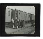 Boarding the Train, Kanks, Siberia by Keystone View Company