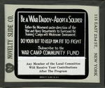 Be A War Daddy=Adopt A Soldier by Kutztown University of Pennsylvania and Novelty Slide Co