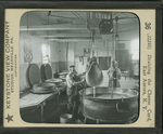 Draining the Cheese Curd, East Aurora, N.Y. by Keystone View Company