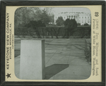 Zero Milestone and South Portico of White House, Washington. by Keystone View Company