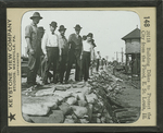 Building Dikes to Protect the City from the Flood, E. St. Louis, Ill. by Keystone View Company