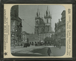 Old Town Square and Teyn Church, Prague, Czechoslovakia.