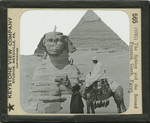 The Sphinx and the Second Pyramid, Gizeh, Egypt.