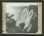 Victoria Falls on the Zambezi River, Rhodesia, Africa.