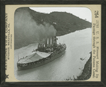U.S.S. Missouri Making Its Passage through the Panama Canal.