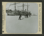 Hauling Snow for Winter Supply, Belgica Antarctic Expedition, 1897-99.