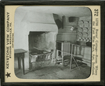 Burns' Cottage-Room Where the Poet Was Born, Ayr, Scotland. by Keystone View Company
