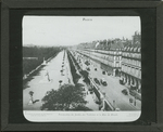 PARIS Perspective du Jardin des Tuileries et la Rue de Rivoli.