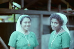 Two sisters, Inau from Sikaiana on left by William Donner
