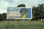 Pijin sign: "Stop these diseases: Take your children for an inoculation" by William Donner