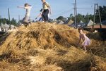 "Folk Festival: Straw Pile" by Lillian Walters and William Walters