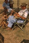 "Kutz. Folk Festival: Spinning Flax" by Lillian Walters and William Walters