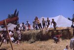 "Folk Festival: Jumping on the Hay Pile" by Lillian Walters and William Walters